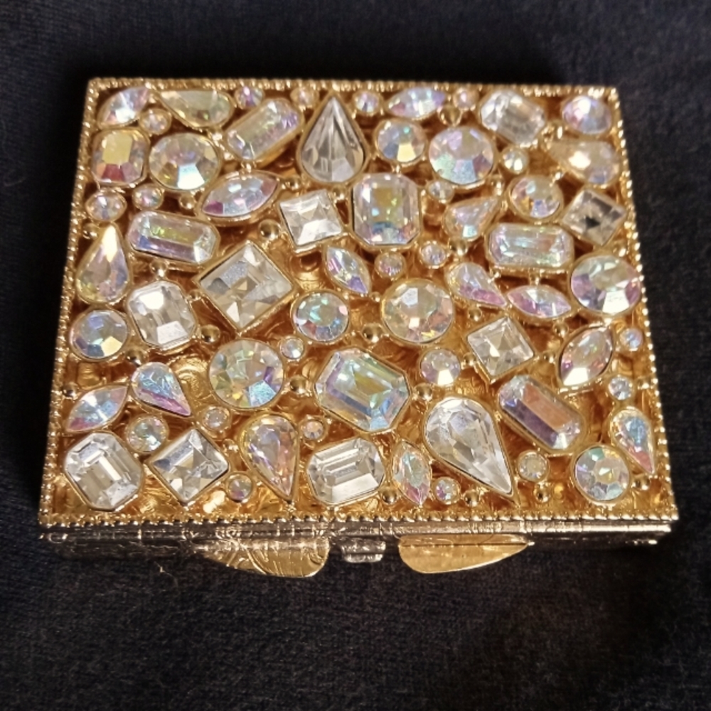 Kirks Folly Jeweled Compact Mirror